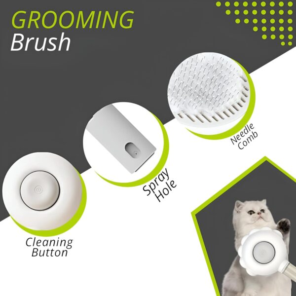 Dog Brush Cat Grooming Brush Cat Hair Brush Massage Tool Dog Grooming Brush Dog Grooming Kit Ideal for Effectively Eliminate Tomentosis Undercoat Tangles - Image 5