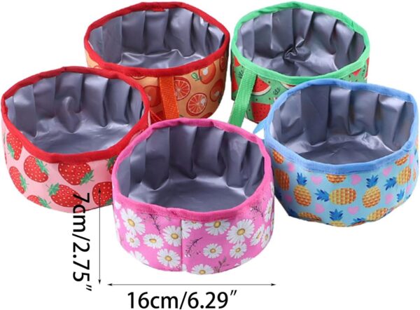 Pet Feeding Bowl Dog Food Feeder Bowls For Camping Hiking Dogs Food Dispenser For Outdoor Travel - Image 6