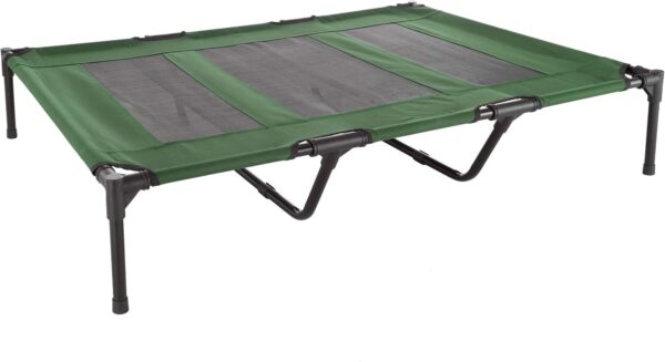 Petmaker Elevated Pet Bed-Portable Raised Cot-Style Bed W/ Non-Slip Feet, 48”x 35.5”x 9” for Dogs, Cats, or Small Pets-Indoor/Outdoor Use (Green) - Image 8