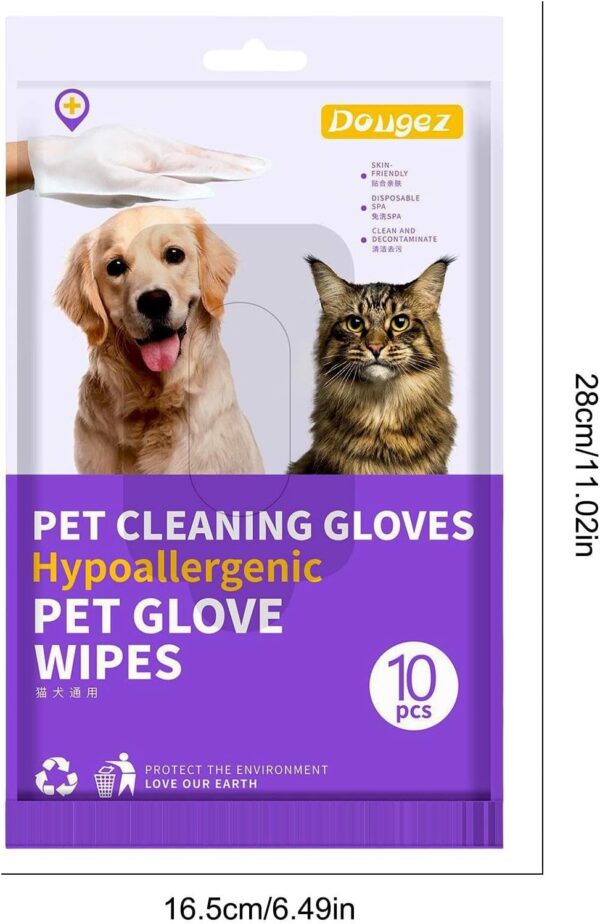 HMLTD Pet Bath Gloves - Dog Bathing Gloves | Pet Grooming Spa Gloves Dog Bathing Gloves Dog Cleaning Mittens For Pet Accessories - Image 4