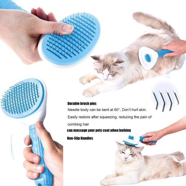 Begator Pet Washing Bathing Grooming Gloves Dog Cat Hair Remover Brush Hair Removal Gloves Pet Nail Nail Clippers - 3 in 1 Pet Washing Bathing Grooming Kit - Image 3