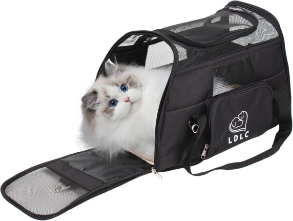 DAWOO Cat Carrier Airline-Approved Travel Pet Carrier,Dog Carrier,Suitable for Small and Medium-Sized Cats and Dogs - Image 8