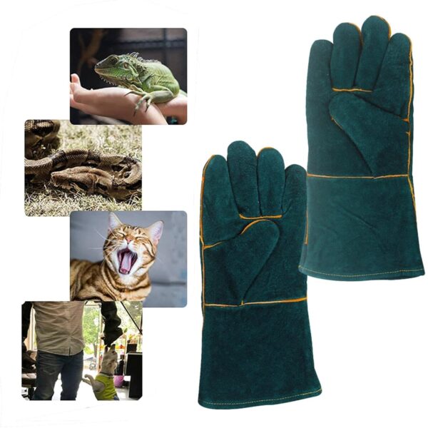 Cat Gloves Bite Proof - Dog Training Gloves,Multipurpose Pet Glove for Grabbing Reptile, Grooming, Trips To Vet, Puncture & Scratch Resistant Handling Glove - Image 8