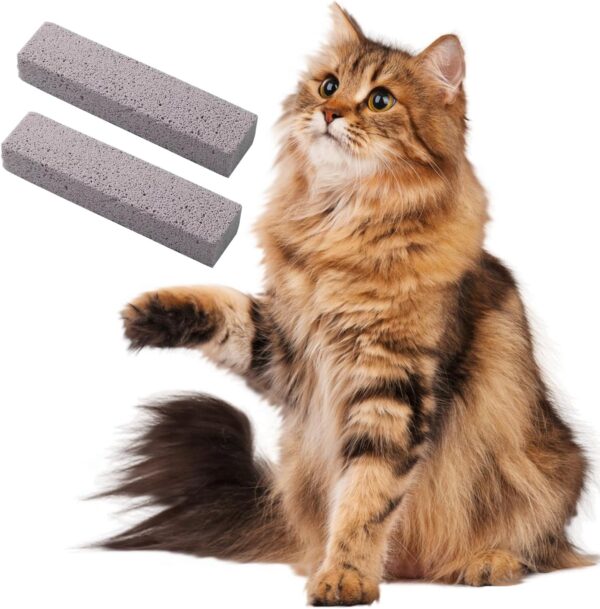 AOVNA 3pcs Pumice Stone Pet Hair Remover For Dog & Cat Fur Remover Animal Hair Stripping Tools for Pet Dog Cat - Image 4