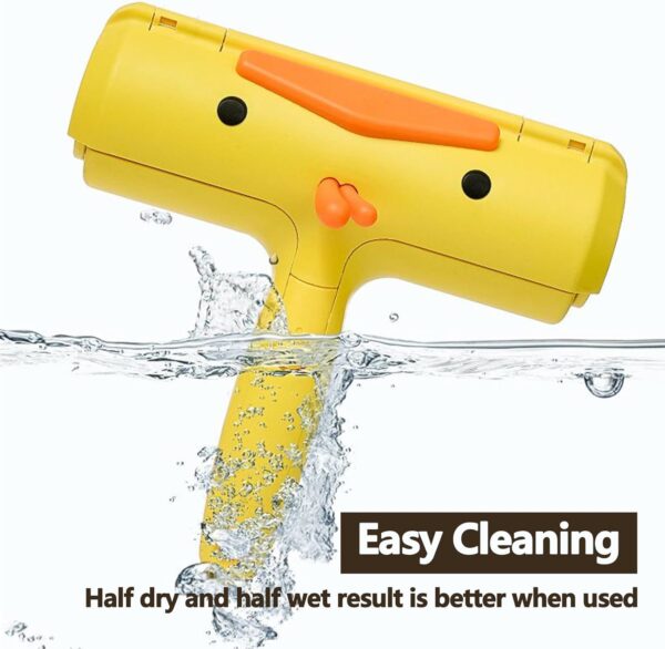 Reusable Pet Hair Remover Roller,Washable Dog Cat Hair Removal Brush for Dogs and Cats,Lint Remover Easy to Clean Pet Fur from Carpet,Sofa,Bedding,Furniture and Rugs,Yellow - Image 2