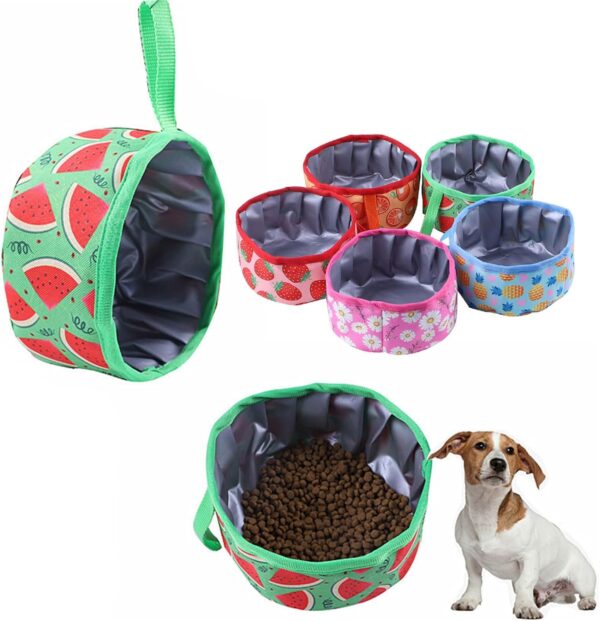 Pet Feeding Bowl Dog Food Feeder Bowls For Camping Hiking Dogs Food Dispenser For Outdoor Travel - Image 2