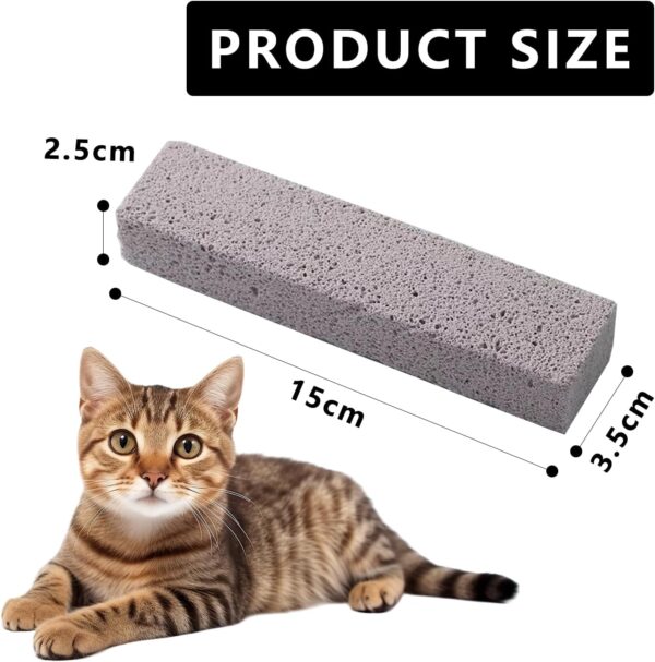 AOVNA 3pcs Pumice Stone Pet Hair Remover For Dog & Cat Fur Remover Animal Hair Stripping Tools for Pet Dog Cat - Image 2