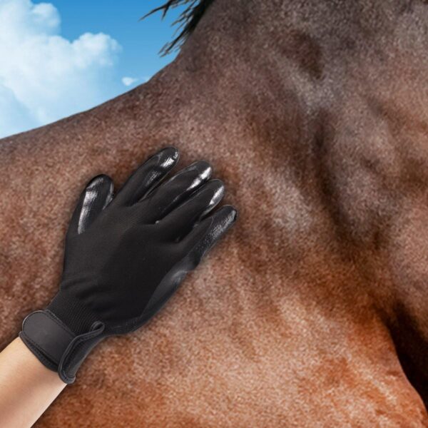 Horse Grooming gloves Pet Hair Cleaning Brush Comb for Dog Cat Hair Silicone Massage shedding gloves Brush Pet Shedding Tools - Image 2