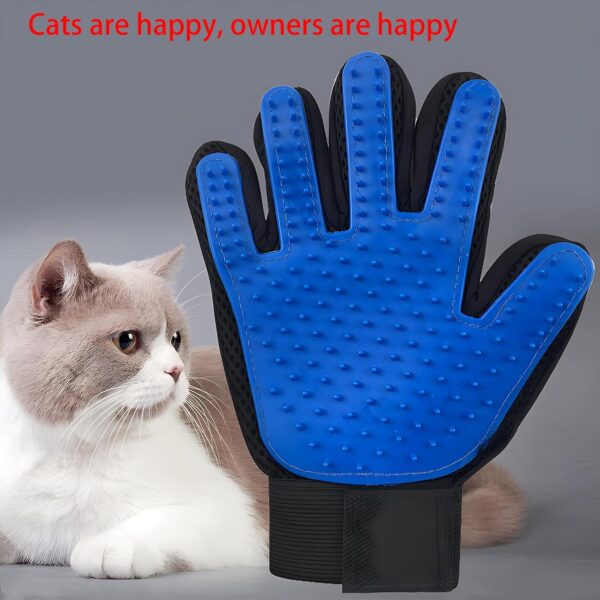 JYJLLM Pet Dog Cat Grooming Glove 2 pieces，cat grooming glove，dog brush，cat brushes for long haired cats，cat grooming，dog grooming glove，cat brush glove，deshedding brush for dogs，pet brush，cat brushes - Image 5