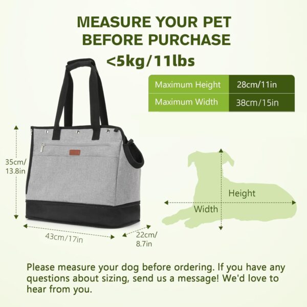 pecute Pet Carrier for Small Dogs and Cats Pet Tote Bag Expandable Cat Carrier with Warm Cloth Portable Puppy Carrier for Outing - Image 2