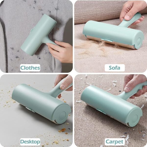 Tahbarshi Large Lint Roller Pet Hair Remover Extra Sticky Lint Roller Pet Hair Remover with Easy Tear Sheets, (Extra Sticky 180 Sheets),Lint Remover for Clothes - Image 6