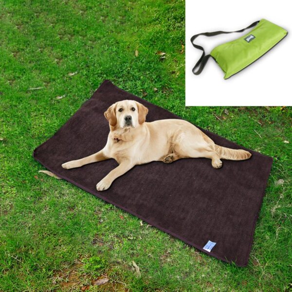 Zjyufy Dog Settle Mat Portable, Settle Mat For Dog, Waterproof Dog Bed, Indoor Outdoor Fleece Travel Blanket For Small Medium Large Dogs - Image 2