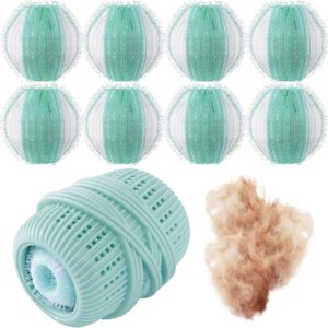 8PCS Pet Hair Remover and Laundry Ball Set, Reusable Dog Hair Remover for Laundry, Lint Catcher Laundry Ball in Washing Machine, Pet Hair Catcher for Clothes, Bedding