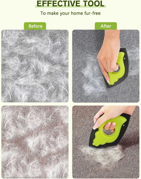 pecute® Pet Hair Remover, Portable Dog Hair Remover, Cat Hair Remover Easy to Use, Reusable Pet Hair Remove Board for Carpet, Sofa, Bedding, Clothes and Furniture - Image 5