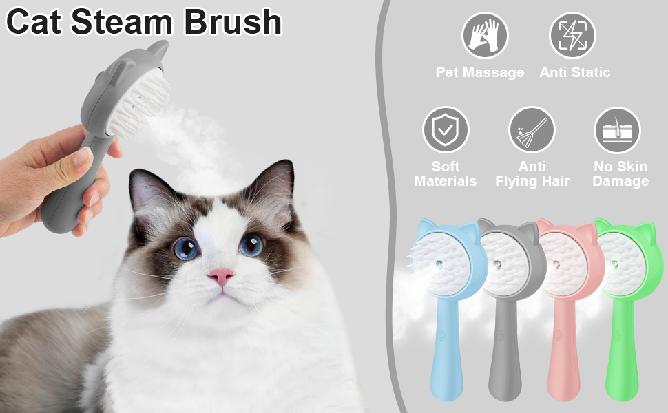 cat steam brush