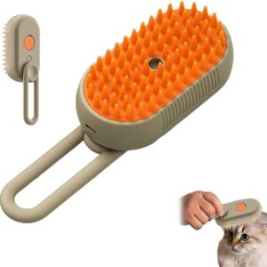 Defur Comb for Cats, Celery Pets Steam Brush, 3 in 1 Water Cat Brush, Cat Mist Brush, 2024 Upgrade Steamy Cat Brush