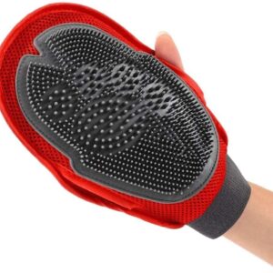 Dog Grooming Glove - Pet Dog Cat Massage Groom Stripping Hair Remover Brush