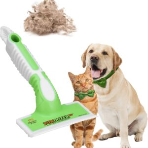 FurDozer X6 6-in-1 Pet Hair Remover & Auto Detailer - Remove Fur, Lint & More from Multiple Surfaces Green