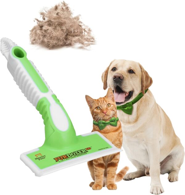 FurDozer X6 6-in-1 Pet Hair Remover & Auto Detailer - Remove Fur, Lint & More from Multiple Surfaces Green