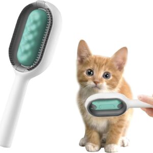 Generic 1PCS Cat Brush With Water Tank,Cat Grooming Brush Or Dogs And Cats,Portable Professional Cat Brushes For Grooming And Cleaning