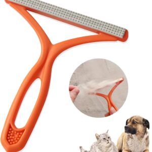 LANKOER Dog Hair Remover, Reusable Pet Hair Remover, Portable Lint Removal Cat Hair Remover Carpet Scraper, Clothes Fur Fuzz Brush for Dog Bed Cat Tree, Clothing, Car Mats, Couch, Furniture Rugs