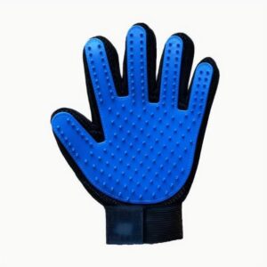 LTJP Products Pet Grooming Glove for Cats & Dogs, Silicone Hair Removal Mitt, Deshedding Brush & Massaging Tool (Left Hand)