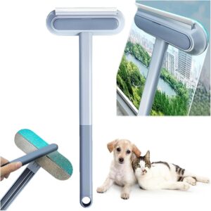 Multifunctional Pet Hair Remover,Pet Hair Remover for Furniture,4-in-1 Multifunctional Hair Removal Brush,Pet Dog Cat Hair Cleaner Brush,Reusable Pet Hair Remover for Carpet Car Glass (1PC)