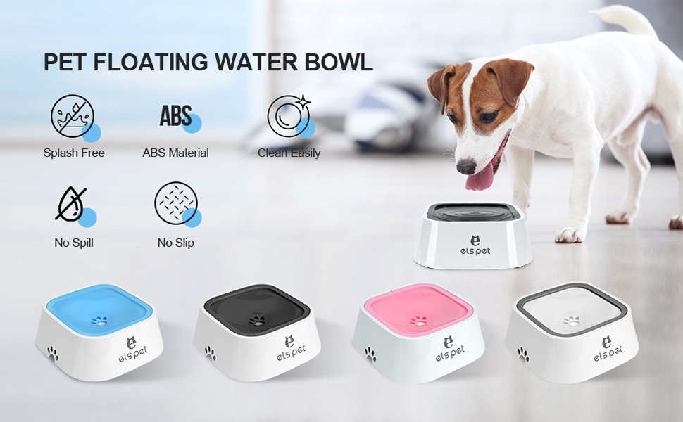 4 color dog bowl