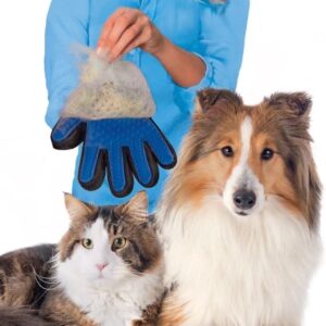 Pet Dog Cat Grooming Glove Hair Remover Brush Glove for Gentle and Efficient Pet Grooming Clean Massage Gloves 1Pcs