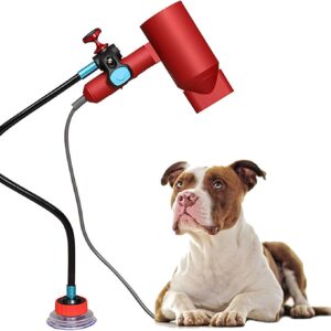 Pet Hair Dryer Holder with Suction Cup Magnetic 360 Degrees Rotatable Hands-Free Pet Hair Dryer Stand for Dog Cat Grooming Table