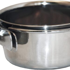 Pet Platter Bolt On Pet Bowl, 600 ml,Silver