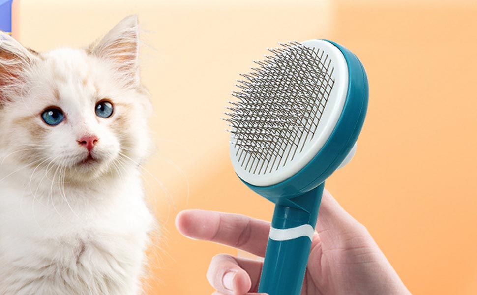 Self Cleaning Cat Dog Slicker Brushes