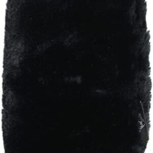 Sheepskin Grooming Glove Black