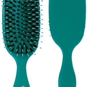 Wet Brush Pet Hair Brush, Smooth & Shine Dog and Cat Brush - De-Shedding Comb & Dematting Tool for Grooming Long or Short-Haired Dogs - Tangle-Free for Less Pulling & Tugging - Teal