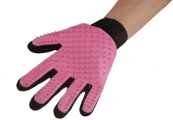 Yeancs Pet Grooming Glove 2 Pack (Pink)