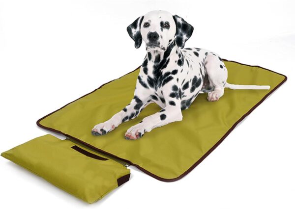 Zjyufy Dog Settle Mat Portable, Settle Mat For Dog, Waterproof Dog Bed, Indoor Outdoor Fleece Travel Blanket For Small Medium Large Dogs